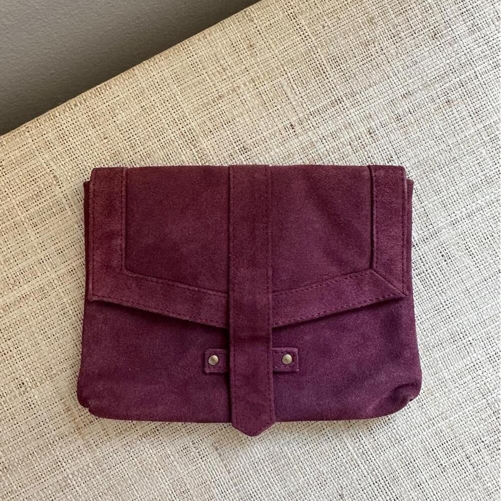 Comptoir des cotonniers burgundy suede